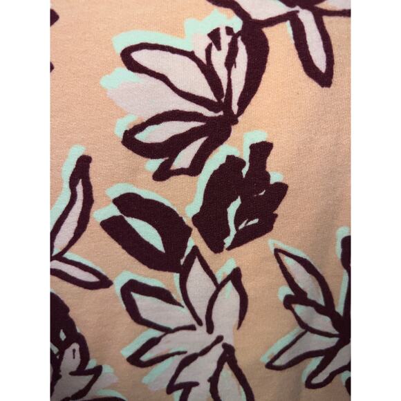 Logo Lori Goldstein Tank Top Tunic Womens Large A-Line French Terry Sharkbite - Picture 3 of 11